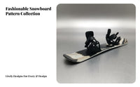 Miniature Snowboard Mini Finger Slider Finger Snowboard Collectible Item Fashion Accessory for Kids