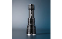 Aluminum-Alloy Dive Light with Side Switch Rechargeable Diving Flashlight Long-Range Diving Torch Portable for Boaters