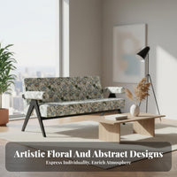 Wood Frame Armchair mid-centuryera Modern Design Accent Chair Signature Aesthetic Wide Seat for Adults, Office Managers