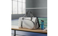 Large Capacity Badminton Racket Bag Portable Wet Dry Separation Bag Lightweight Easy to Clean for Training