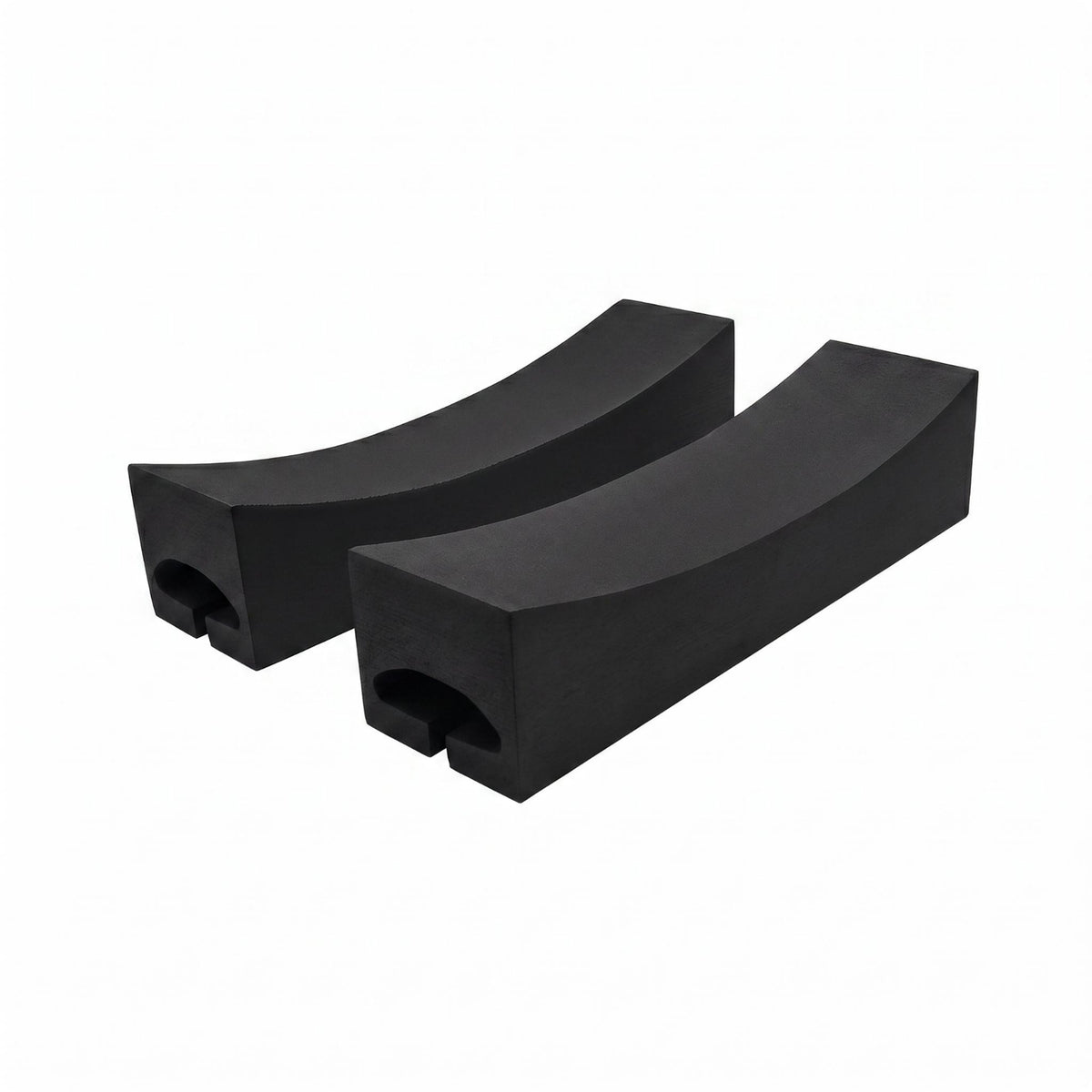 2 Pieces Recessed Strap Channel Foam Roof Pad High-Density Fabric Strapping Kayak Roof Pad Curved Rectangular Board Carrier Wear-Resistant