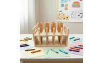Rhythm Percussion Instrument Exploratory Wooden Percussion Set with Rack Complete for Teachers, Music Room