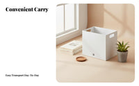 Stackable accessible-frontFront container Minimalist & design Organizer Box even Rounded Corners