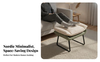 Upholstered Shoe-Changing Stool Nordic design Upholstered Ottoman Multi-Functional Comfortable Padding for Living Room, Office