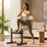 Bulgarian Split Squat Rack Adjustable Bulgarian Split Squat Stand Padded Leg Workout Equipment for Fitness Enthusiasts, Home Gym, Strength Training