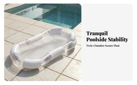 Supportive Pool Lounger with Mesh Seat