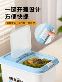 乌龟冬眠箱保暖过冬椰土苔藓寄居蟹守宫繁殖孵化箱爬宠专用饲养盒