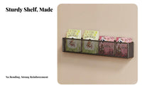 Over-the-Door Book rack Space-Saving Hanging Storage Sturdy Construction