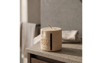 Toilet Paper Holder with Rope Handle Matte Toilet Paper Holder with Lid Space-Saving Dispenser for Washroom, Countertop