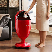 Tall No-Bend Trash Can Hidden Bag Loop Goblet Shaped Trash Can Long-Lasting