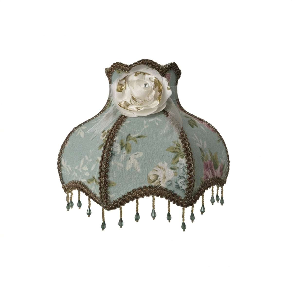 Lamp Shade Shabby-Chic Replacement Lamp Shade Beaded for Living Room