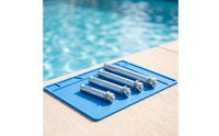 304 Stainless Steel Swimming Pool Ladder with Handrails Non-Slip Swimming Pool Ladder 3-Step Long-Lasting for Homeowners