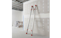 Aluminum Ladder Lean-to Ladder Stable for Home, Workshop, Warehouse