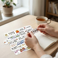 900-Piece Motivational Text Stickers for Kids, Teachers, and DIY Planners - Student Essentials