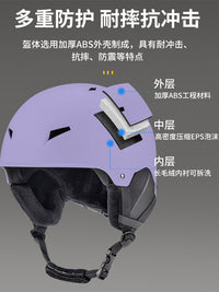 FYUT户外运动滑雪滑冰雪盔安全帽2025滑雪装备透气保暖防摔安全帽