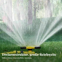 360-Degree Sprinkler Multiple Spray Outlets Garden Supply Large Area Coverage
