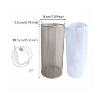 Rice Wine Filter Polished Polished Edges Stainless Steel Mesh Strainer