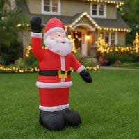 Freestanding Inflatable Santa Saint Tall Inflatable Santa Outdoor Seasonal for Porch, Storefront