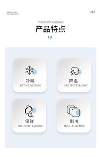 Ice Box Air Conditioner Fan Ice Crystal Box Cold Fan Blue Ice Box Ice Plate Express Freezing Fresh Keeping Ice Bag