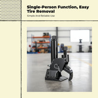 Air-powered portable tire changer