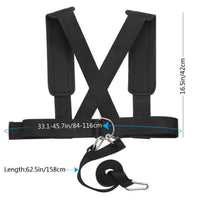 Speed Training Harness Strength Training Vest Strap Ergonomic Design Workout Gear for Athletes, Track and Field