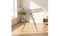 Foldable Clothes Drying Rack Stainless Steel Laundry Drying Rack Collapsible Laundry Airer Space-Saving for Apartment Dwellers, Apartments