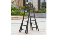 Convertible Telescopic Ladder Adjustable Telescopic Extension Ladder Retractable Foldable for Renovation