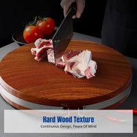 Ironwood Cutting Board Thickened Hardwood Kitchen Chopping Block Stable Wood Block Dense Structure Double-sided Application Suitable for Home Cooking Restaurant Use