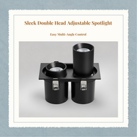 COB rotatable dimmable LED spotlight