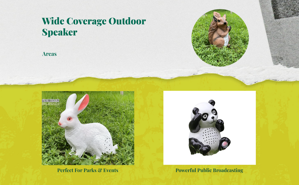 Weatherproof creature speaker