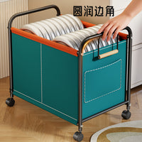 Book Storage Box with Rolling Cart for Classroom