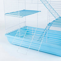Multi-Level Hamster Cage for Syrian Hamster, 3-Tier Wire Hamster Home for Large Pets, Modern Style Detachable and Customizable Habitat, All Seasons