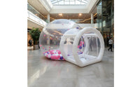Includes Air Pump Transparent Inflatable Dome Long-Lasting PVC Material Inflatable Bubble Tent Tear-Resistant Transparent Dome House Quick 5-Minute Setup for Families, Events, Parties, Garden, Camping