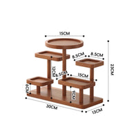 Wooden Entry Organizer Multi-Functional Entry Table Organizer Desktop Display