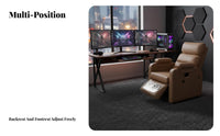 Complete Reclining Gaming station Fully Adjustable Workstation Chair Integrated display Mount engaging immersion for Game Room