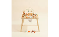 Wooden Busy Table Interactive Educational Activity Activity Table Toy Sturdy Non for Toddlers, Playroom, Nursery