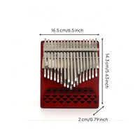 34-Note Thumb Piano Engraved Thumb Piano  Comfortable Mbira for Beginners, Adults, Home Practice
