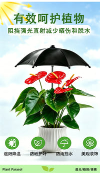 Miniature Plant Shade Umbrella for Potted Plants, Waterproof