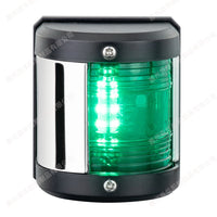 LED Navigation Light for Boats, Green, 12V, IP65, Model E011011-LD