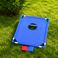 Bean Bag Game Outdoor Toys, Garden Games for Kids 4-6, Portable Throwing Game Set with 6 Fabric Bean Bags