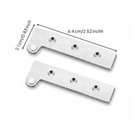 Adjustable stainless steel hinge