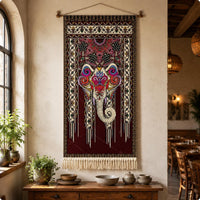 Bohemian Wall Hanging Ethnic Design Boho Tapestry Colorful Print for Guesthouse