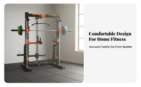 Comprehensive Linear Machine Heavy Duty Linear Machine Exercise Rig Combo Double Pulley System Multi-Functional Strength for Fitness Enthusiasts