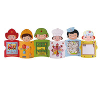 Kindergarten Wall Toy - Patriotic Wall Game with Train Theme for Early Education