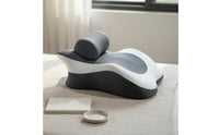 Breathable Memory Foam Prone Pillow Removable Washable Cover Intimacy Support Pillow Ergonomic Positioning Cushion for Couples, Bedroom