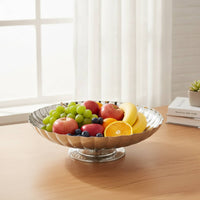 Fruit Bowl with Pedestal Decorative Pedestal Bowl Stable for Dining Table