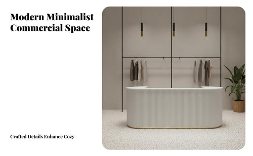 Minimalist Design Reception Desk with Storage Sturdy Construction Modern Checkout Desk Scratch Resistant Modern Checkout Counter High Load Capacity for Shop Managers, Business Owners, Boutique, Cafe, Lobby, Medical Not on Ice