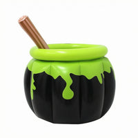 Halloween Ice Container Black Witch Cauldron Cooler Large Capacity