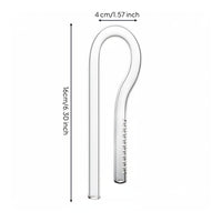 Aquarium Inflow Outflow Pipe High Clarity Canister Filter Glass Pipe