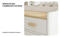 Multi-Door Table Thickened Panels Sideboard Strong Load-Bearing Storage Furniture for Office Workers, Hosts, Living Room, Kitchen, Entryway